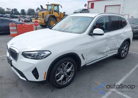 2024 BMW X3 Sdrive30I z USA, uszkodzony, nr VIN WBX47DP08RN268310